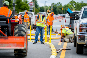 maintain access road work, business access construction, residential access road closure, ADA sidewalk detours, traffic control plan